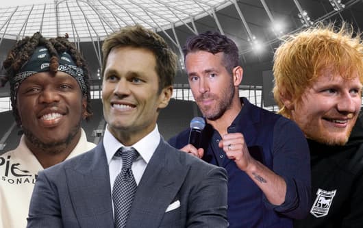 KSI, Ryan Reynolds, Tom Brady, Ed Sheeran