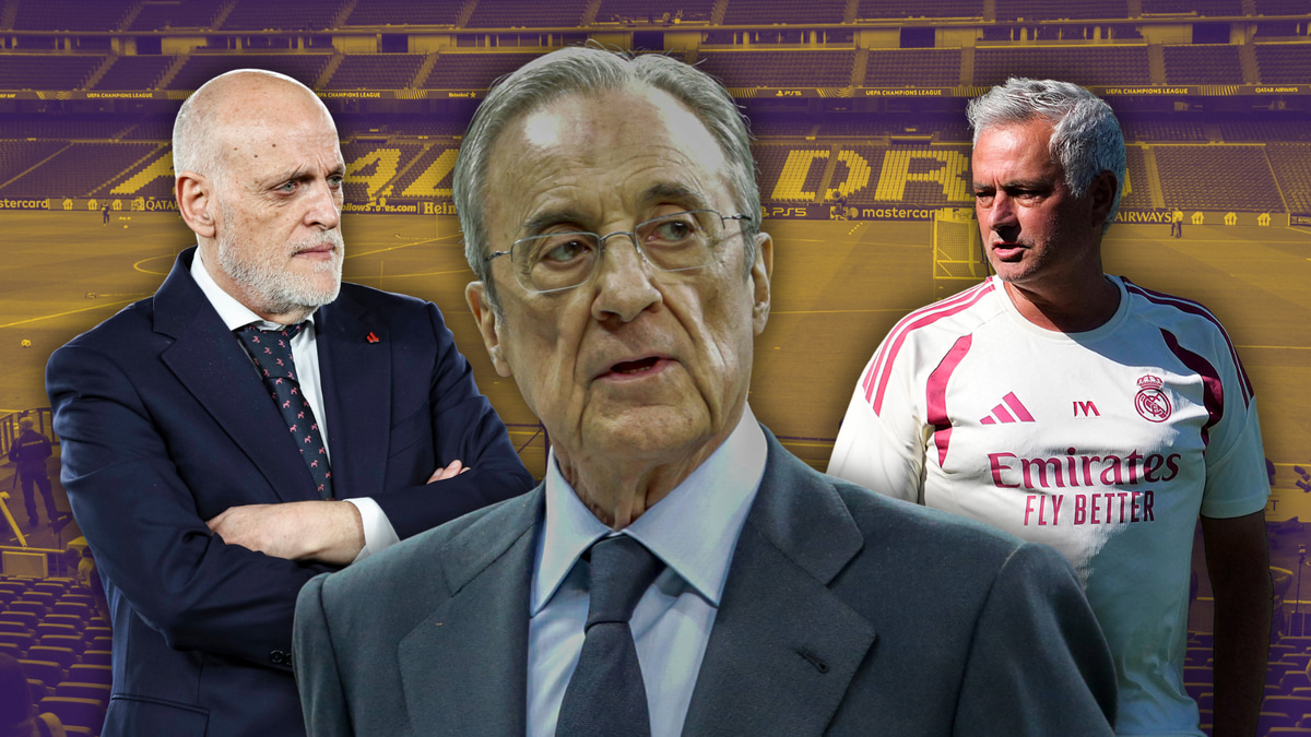 Javier Tebas, Florentino Perez, Jose Mourinho, Real Madrid