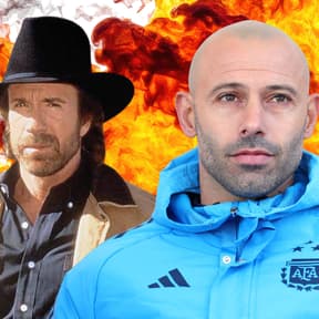 How the late Chuck Norris was once compared to Javier Mascherano