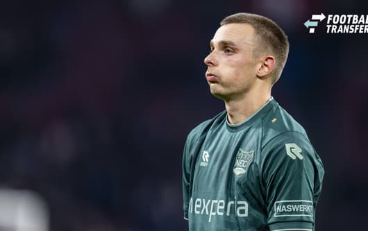 AMSTERDAM: NEC Nijmegen midfielder Darko Nejasmic during the Vriendenloterij Eredivisie match between Ajax and NEC at the Johan Cruijff ArenA on October 10, 2026, in Amsterdam, the Netherlands. Photo by DeFodi Images