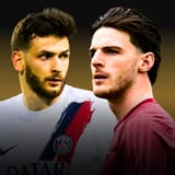 Khvicha Kvaratskhelia, Declan Rice