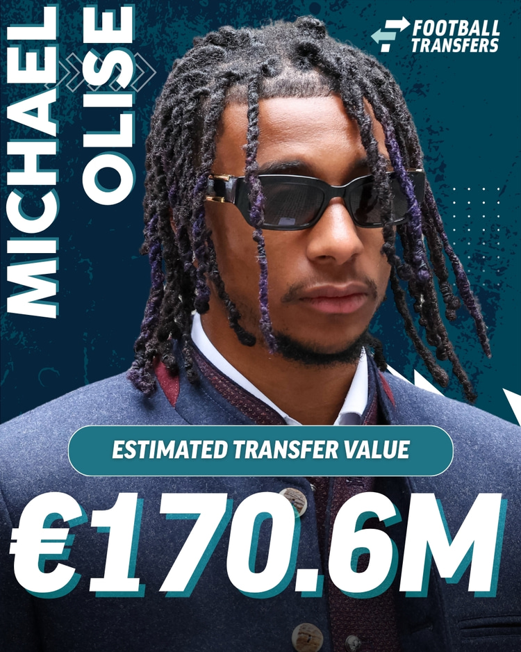 Michael Olise, Bayern Munich, Estimated Transfer Value