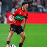 Clement Bischoff of N.E.C. Nijmegen seen in action during UEFA Europa League 2026 27 League Phase - Matchday 1 football match between Juventus FC and N.E.C. Nijmegen. Italy Copyright: xBEAUTIFULxSPORTS Carabellix