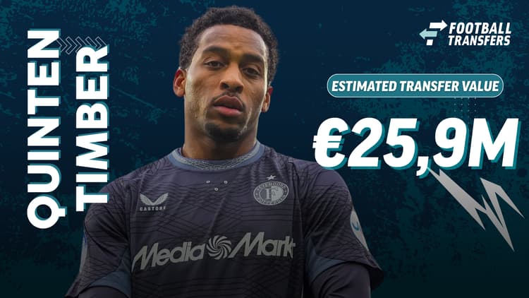 De Estimated Transfer Value (ETV) van Quinten Timber.