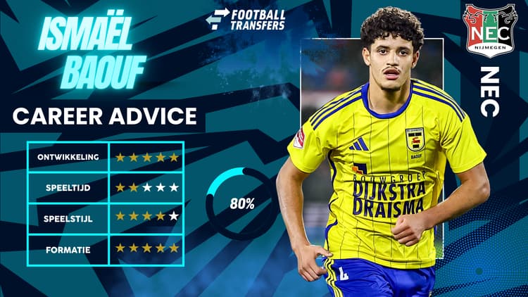 De Club Fit van Ismaël Baouf met NEC.