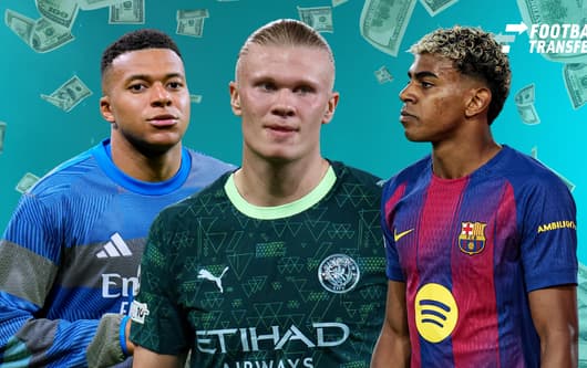 Kylian Mbappé, Erling Haaland, Lamine Yamal