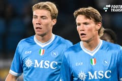 Rasmus Hojlund and Scott McTominay of SSC Napoli during the Serie A 2025 2026 football match between SSC Napoli and Genoa CFC at Diego Armando Maradona stadium in Naples (Italy), October 5, 2025. andreaxstaccioli