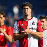 2026-08-02 Feyenoord v Atalanta Bergamo - Pre Season Friendly ROTTERDAM, NETHERLANDS - AUGUST 2: Nacho Ferri of Feyenoord is thanking the fans for their support after winning the match during the Pre Season Friendly match between Feyenoord and Atala...
