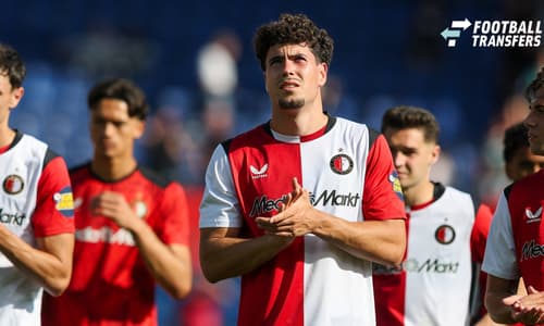 2026-08-02 Feyenoord v Atalanta Bergamo - Pre Season Friendly ROTTERDAM, NETHERLANDS - AUGUST 2: Nacho Ferri of Feyenoord is thanking the fans for their support after winning the match during the Pre Season Friendly match between Feyenoord and Atala...