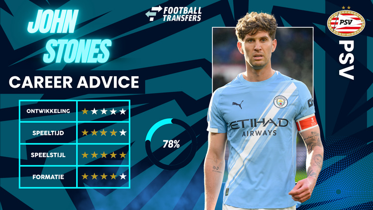 De Club Fit van John Stones met PSV.