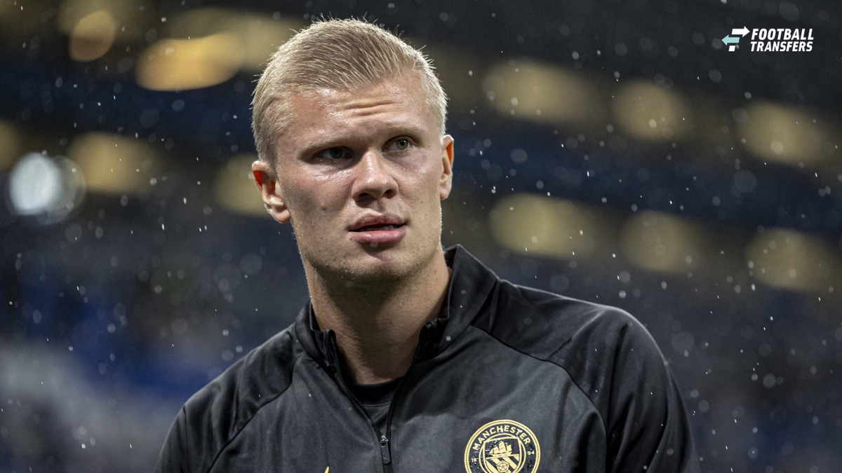 Erling Haaland of Manchester City FC looks on during the UEFA Champions League match between FC Porto vs Manchester City FC at Estádio do Dragão on September 8th,2026 (Photo by Joao Bravo Sports Press Photo) Copyright: xJoaoxBravo SportsxPressxPhoto...