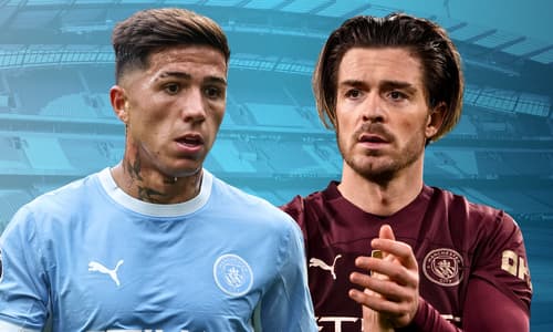 Enzo Fernandez, Jack Grealish, Man City