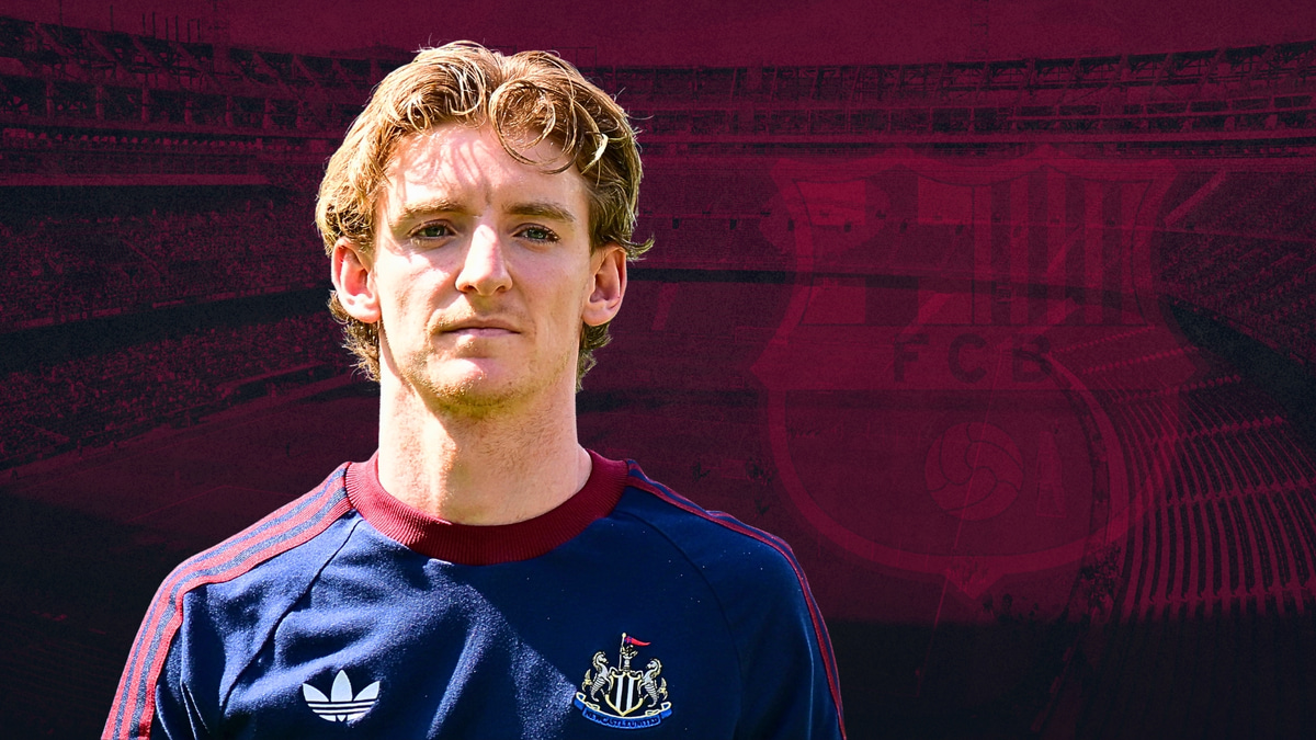 Anthony Gordon is linked with a 'lightning' transfer from Newcastle to Barcelona
