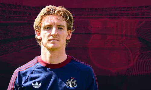 Anthony Gordon is linked with a 'lightning' transfer from Newcastle to Barcelona