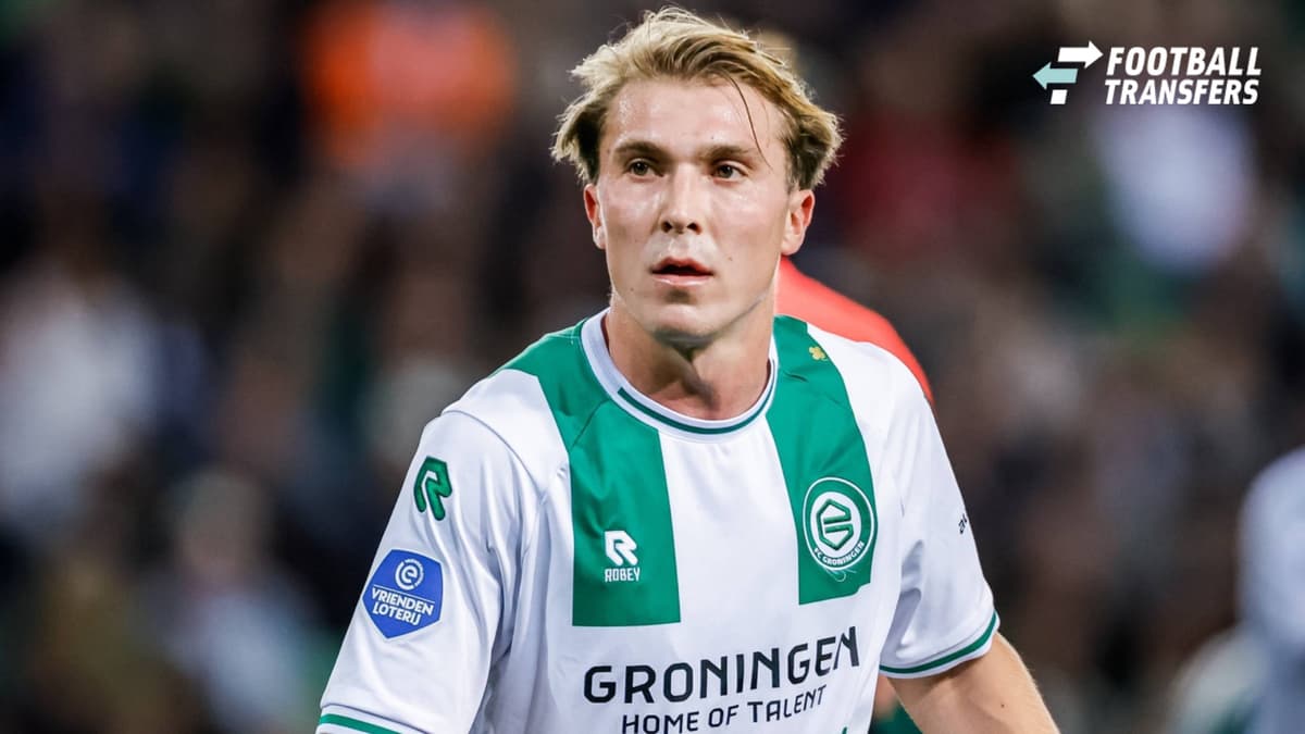 GRONINGEN , 18-09-2026 , Stadium Euroborg , season 2026 2027 , Dutch Eredivisie football , match between FC Groningen and PEC Zwolle , picture shows FC Groningen player Jorg Schreuders Groningen - PEC  x207223498x Copyright: