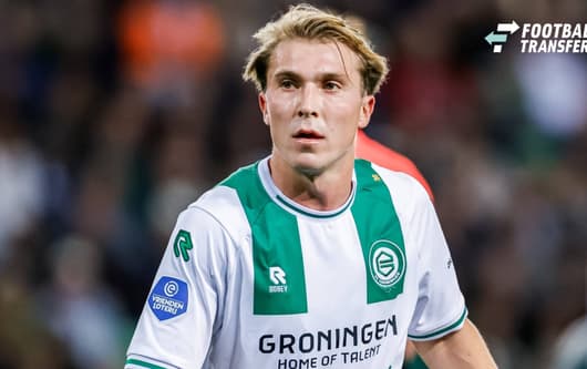 GRONINGEN , 18-09-2026 , Stadium Euroborg , season 2026 2027 , Dutch Eredivisie football , match between FC Groningen and PEC Zwolle , picture shows FC Groningen player Jorg Schreuders Groningen - PEC  x207223498x Copyright: