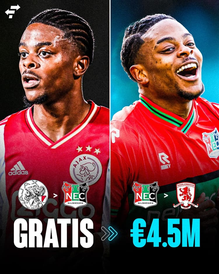 Sontje Hansen levert NEC een behoorlijk bedrag op!