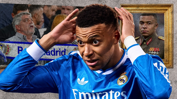 Kylian Mbappe is not popular with the Madrid fans