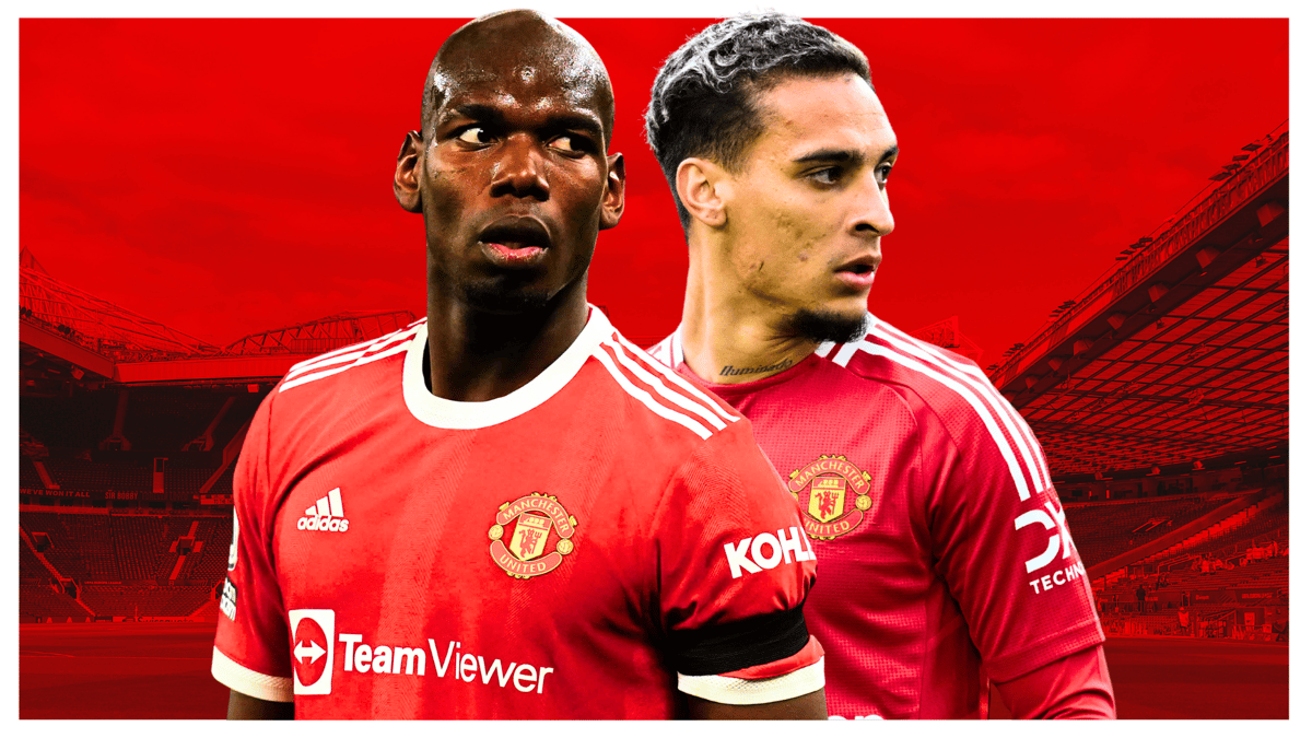 Paul Pogba, Antony, Man Utd