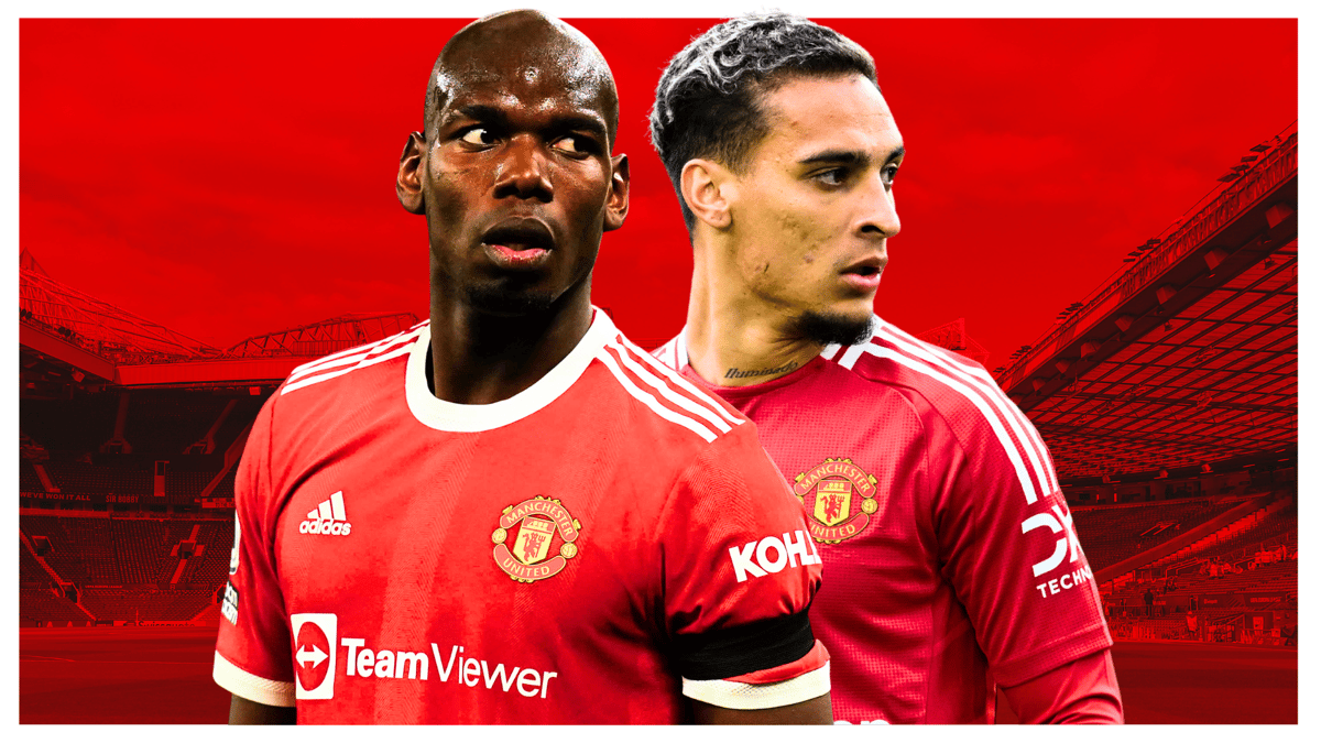 Paul Pogba, Antony, Man Utd