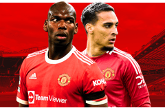 Paul Pogba, Antony, Man Utd