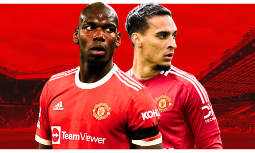 Paul Pogba, Antony, Man Utd