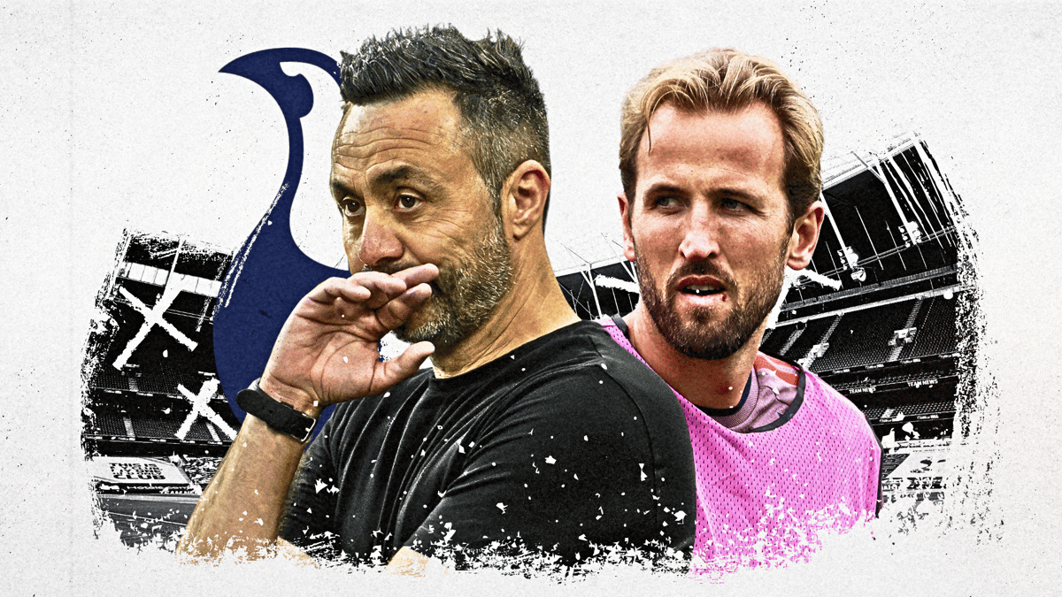 Roberto de Zerbi, Harry Kane, Tottenham