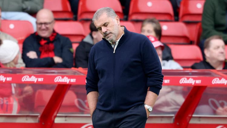Ange Postecoglou was sacked by Nottingham Forest in October