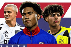 Cavan Sullivan, Zavier Gozo, Mathis Albert, USA