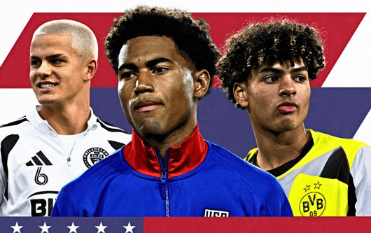 Cavan Sullivan, Zavier Gozo, Mathis Albert, USA
