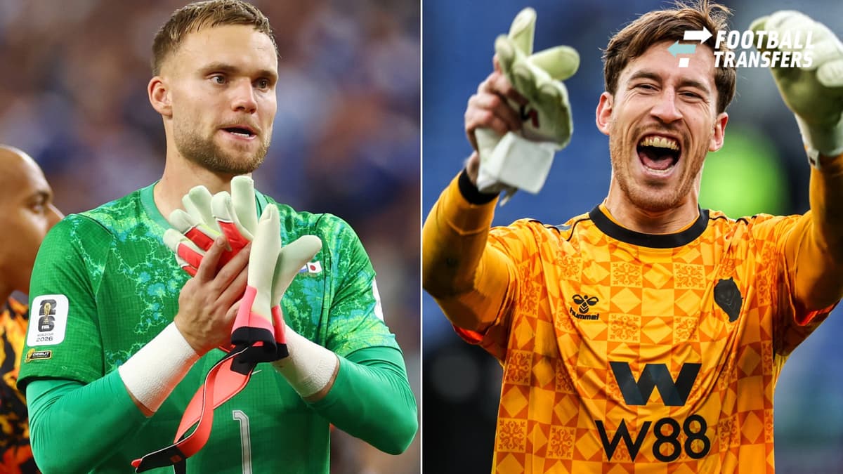 Goalkeepers Bart Verbruggen of the Netherlands applauds fans after a 2-2 tie with Japan in their FIFA World Cup, WM, Weltmeisterschaft, Fussball match at AT&amp;T Stadium in Arlington, Texas, on Sunday, June 14, 2026.  ARL20260614930 CHRISTIANxBRUNS...