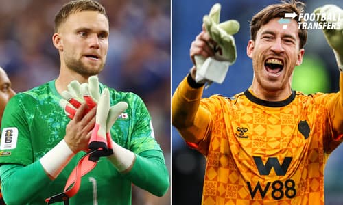 Goalkeepers Bart Verbruggen of the Netherlands applauds fans after a 2-2 tie with Japan in their FIFA World Cup, WM, Weltmeisterschaft, Fussball match at AT&amp;T Stadium in Arlington, Texas, on Sunday, June 14, 2026.  ARL20260614930 CHRISTIANxBRUNS...