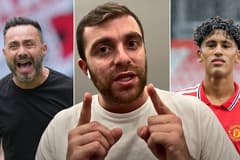 Fabrizio Romano, Roberto De Zerbi, JJ Gabriel