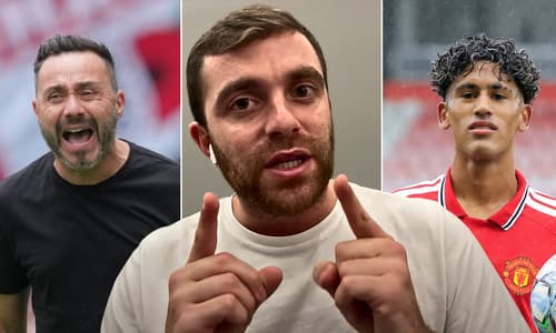 Fabrizio Romano, Roberto De Zerbi, JJ Gabriel
