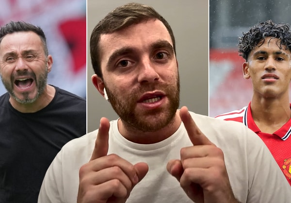 Fabrizio Romano, Roberto De Zerbi, JJ Gabriel