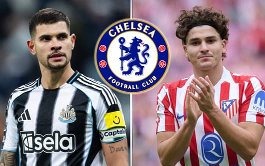 Bruno Guimaraes, Julian Alvarez, Chelsea