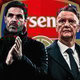 Mikel Arteta, Louis van Gaal, Arsenal