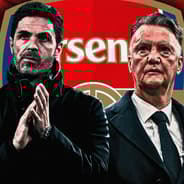 Mikel Arteta, Louis van Gaal, Arsenal