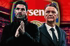 Mikel Arteta, Louis van Gaal, Arsenal