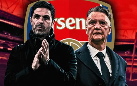 Mikel Arteta, Louis van Gaal, Arsenal