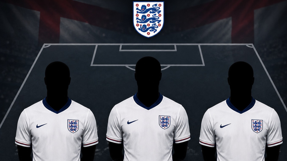England mystery front three