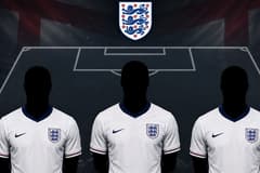 England mystery front three