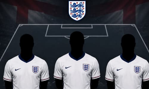 England mystery front three