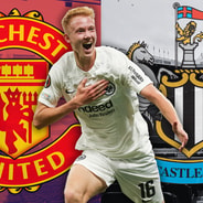 Hugo Larsson, Man Utd, Newcastle, Frankfurt