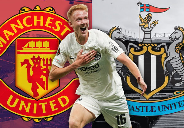 Hugo Larsson, Man Utd, Newcastle, Frankfurt