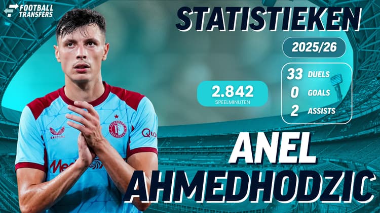 De statistieken van Anel Ahmedhodzic bij Feyenoord.