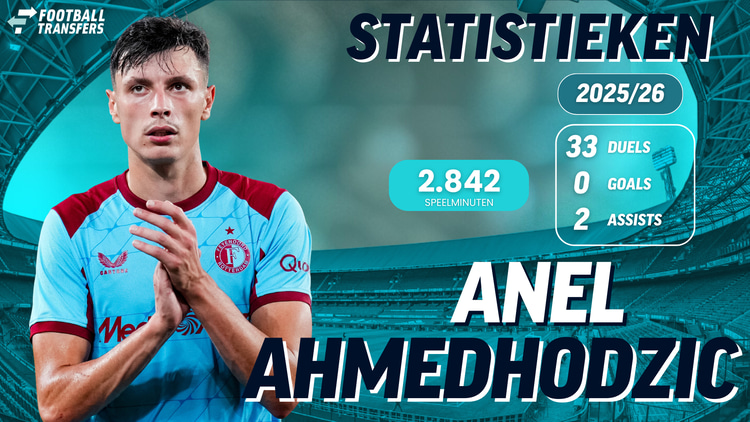 Anel Ahmedhodzic is dit seizoen een belangrijke kracht bij Feyenoord.