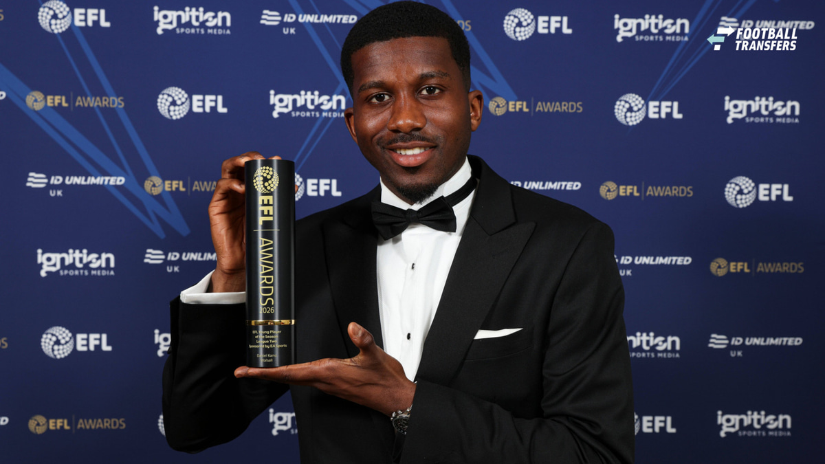 Daniel Kanu of Walsall EFL Awards, Football, Grosvenor House, London, UK - 19 Apr 2026London Grosvenor House United Kingdom EDITORIAL USE ONLY No use with unauthorised audio, video, data, fixture lists, club league logos or live services. Online in-...