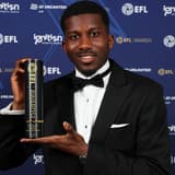 Daniel Kanu of Walsall EFL Awards, Football, Grosvenor House, London, UK - 19 Apr 2026London Grosvenor House United Kingdom EDITORIAL USE ONLY No use with unauthorised audio, video, data, fixture lists, club league logos or live services. Online in-...