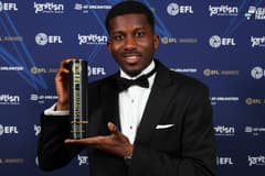 Daniel Kanu of Walsall EFL Awards, Football, Grosvenor House, London, UK - 19 Apr 2026London Grosvenor House United Kingdom EDITORIAL USE ONLY No use with unauthorised audio, video, data, fixture lists, club league logos or live services. Online in-...
